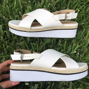 WOMENS ABOUND FLAT ESPADRILLE SANDAL, 7